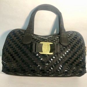 ferragamo woven bag