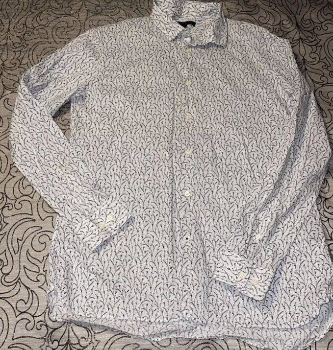John Varvatos Floral Shirt, US Large