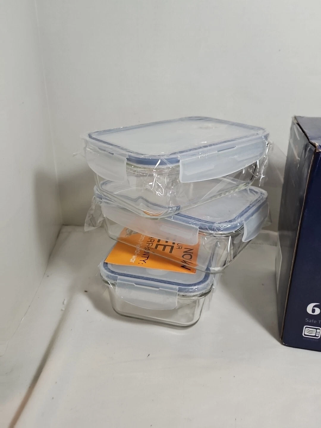 Glass Food Storage Containers - Food Storage Containers & Meal Prep - 3 Pack ...