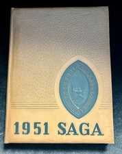 1951 "Saga" Greenbriar College Yearbook, Lewisburg, West Virginia