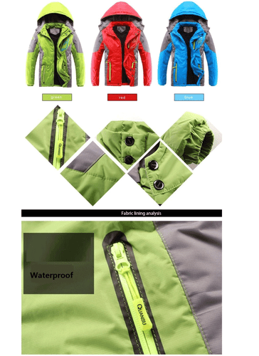 Winter Warm Fleece Padded Thick Child Coat Waterproof Hood Zipper Kids Outfits - Bild 11 von 19