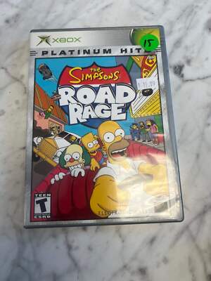 The Simsons Road Rage for Original Xbox Case and manual ONLY CO112024