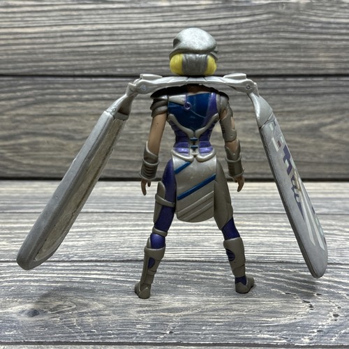 "Figura de plástico gris púrpura traje de colección Galoob Dragon Flyz Apex Z'Neth 5""" - Imagen 3 de 6