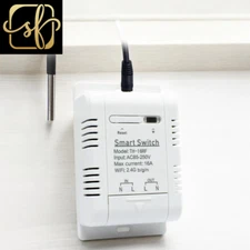 Wifi Smart Switch Temperature Monitor Meter with Sensor Cable Smart Home Automat