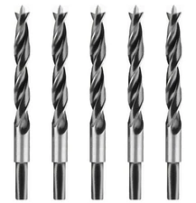Brad Point Woodworking Drill Bit Set 3/8" Drill Hardwood softwood Cutting-5Pcs