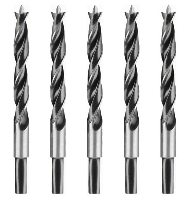 Brad Point Woodworking Drill Bit Set 5/16'' Drill Hardwood softwood Cutting-5Pcs
