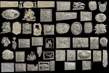 37 PCS 3D STL Models HUNTING FISHING PANELS for CNC Router Aspire 3D Printer
