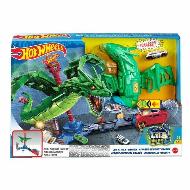 Hot Wheels Air Attack Dragon Play Set (GJL13) for sale online