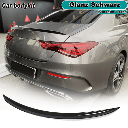 Glanz Schwarz Heckspoiler Spoiler Lippe für Benz C118 CLA250 CLA35 CLA45  20+ - Bild 1 von 12