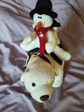 North Pole Or Bust Polar Bear Plush MISSING AN EYE