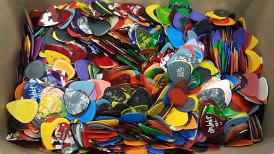 Lot Of 100 Daddario Dunlop Fender DR Gels Duralin Ernie Ball guitar picks Tortex