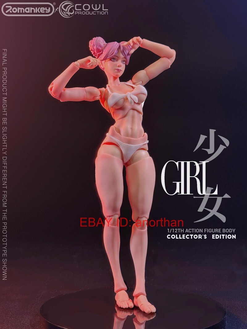 Romankey X COWL 1/12 Scale Super Flexible Girl Joint Body