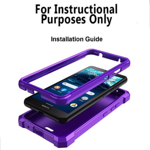 Für Nokia C300, Ganzkörper TPU Cover Case + Ring / Hartglas - Bild 20 von 33