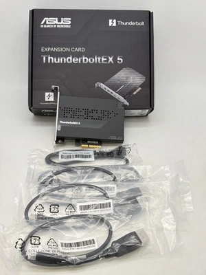 Asus Expansion Card ThunderboltEX 5 Black - New Open Box - image 1 of 4