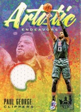 2019-20 Panini Court Kings PAUL GEORGE  Artistic Endeavors /179 #AE-PGR Patch