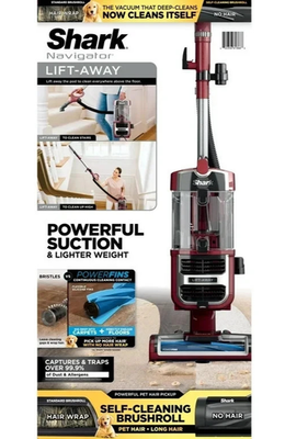 #ad *Brand New* Shark ZU660 Navigator lift away Upright Vacuum Pet Powerful Suction $169.99