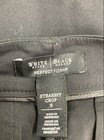 White House Black Market Women's Perfect Form Straight Crop Black Pants Sz 8 — photo 3