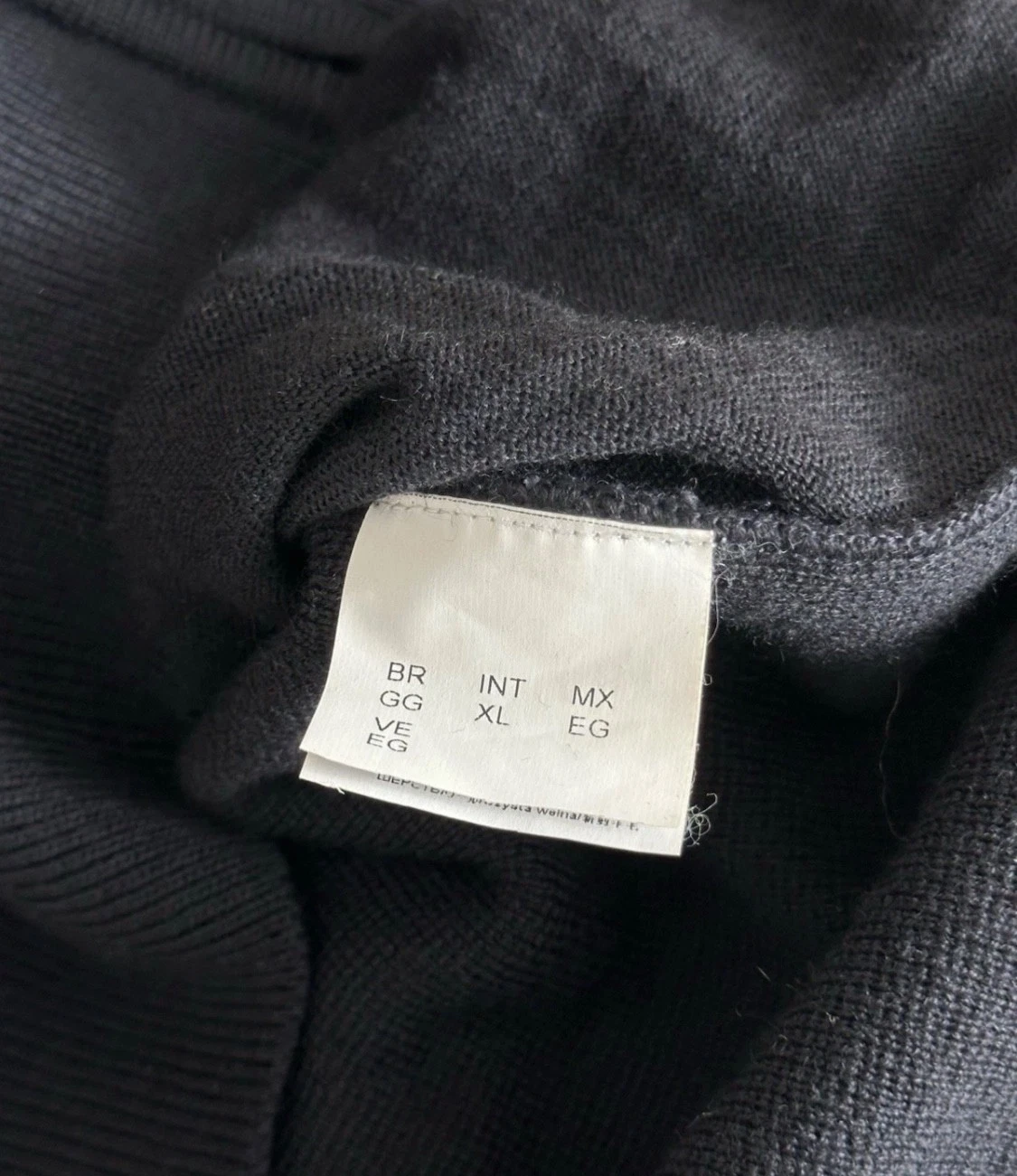 Hugo Boss 100% Virgin Wool Perforated Leather Full Zip Sweater Jacket Men XL image 13