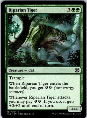 Riparian Tiger MTG C Kaladesh 167 NM