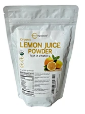 Micro Ingredients Organic Lemon Juice Powder 10 oz (283g) Vitamin C Supplement