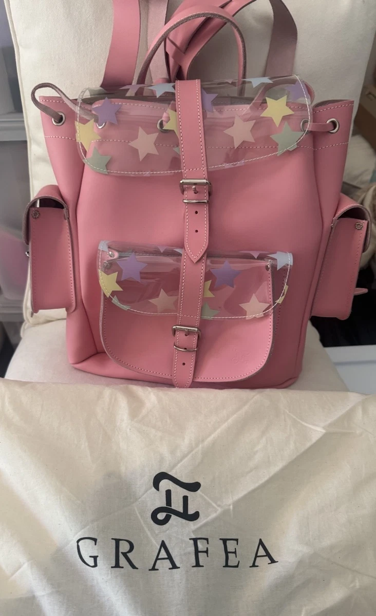 grafea mini backpacks HARI II BLOSSOM- Leather Backpack HARI II CAPPUCCINO - Leather