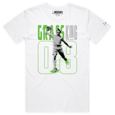 VOICEART Roger Federer The King of Grass Sports T-Shirt with Premium Graphic