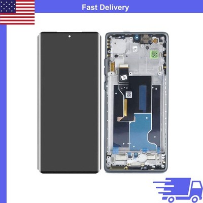Replacement For Moto Edge 50 Fusion XT2429-1 LCD Touch Screen Digitizer Frame