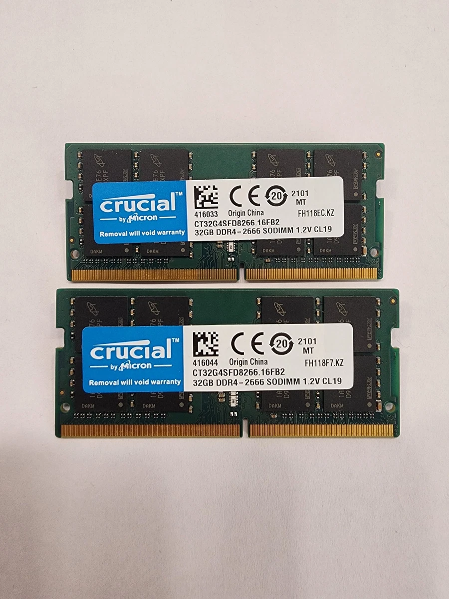 Crucial DDR4 SDRAM 64 GB Total Capacity Memory (RAM) for sale | eBay