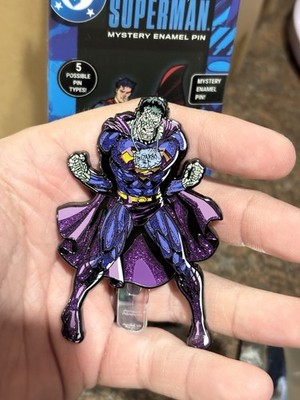 FiGPiN DC Superman Bizarro Quest Hyper Rare Bizarro SDCC  25 Exclusive Pin