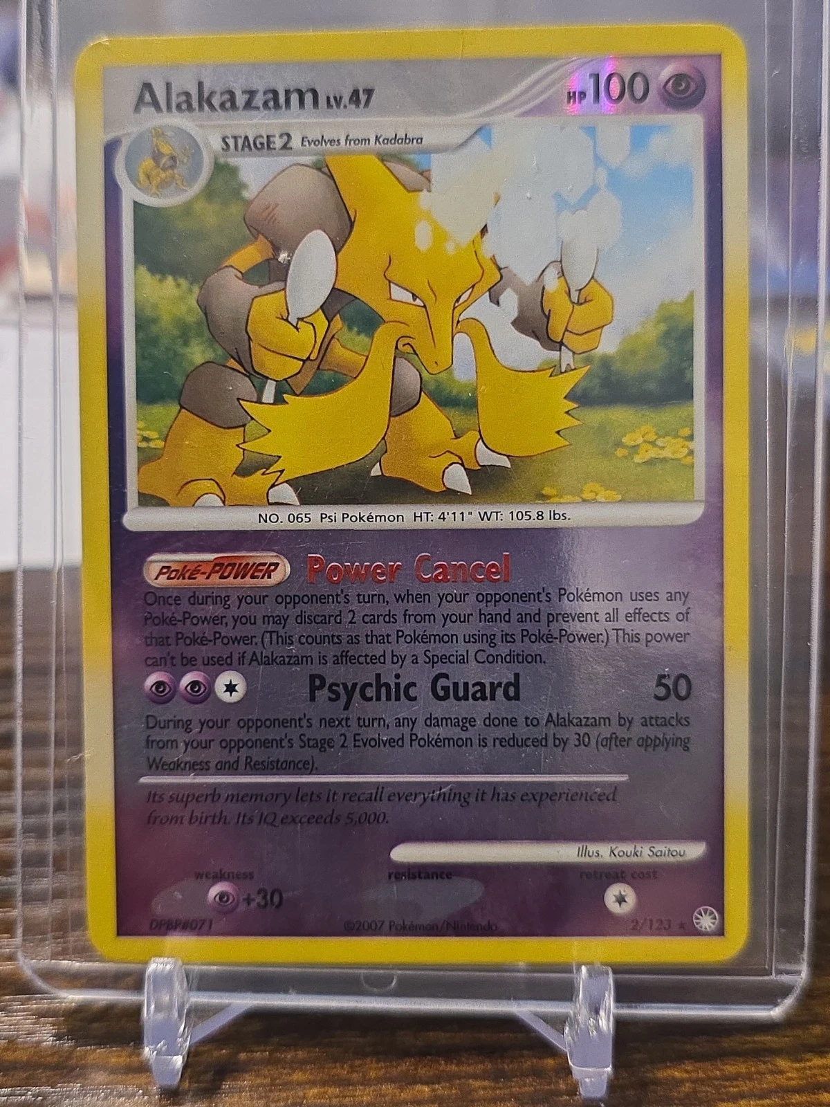 Alakazam 2/123 Mysterious Treasures Reverse Holofoil LP
