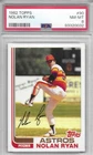 Topps 1982 Nolan Ryan #90 PSA 8 Base Houston Astros