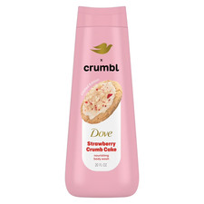 Dove Crumbl Body Wash Strawberry Crumb Cake, 20 fl oz