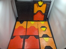 Vintage 1979 Tomy Mighty Men and Monsters Maker Stencil Art Set 16 Plates