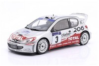 Otto Mobile Peugeot 206 Wrc #3 Winner Rallye Tour 1:18 OT1085