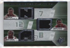 2008-09 SPx Winning Materials Trios Brandon Roy LaMarcus Aldridge #WMT-WAR nd3