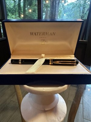 Waterman Man 100 Fountain Pen 18k gold nib- New/Old Stock