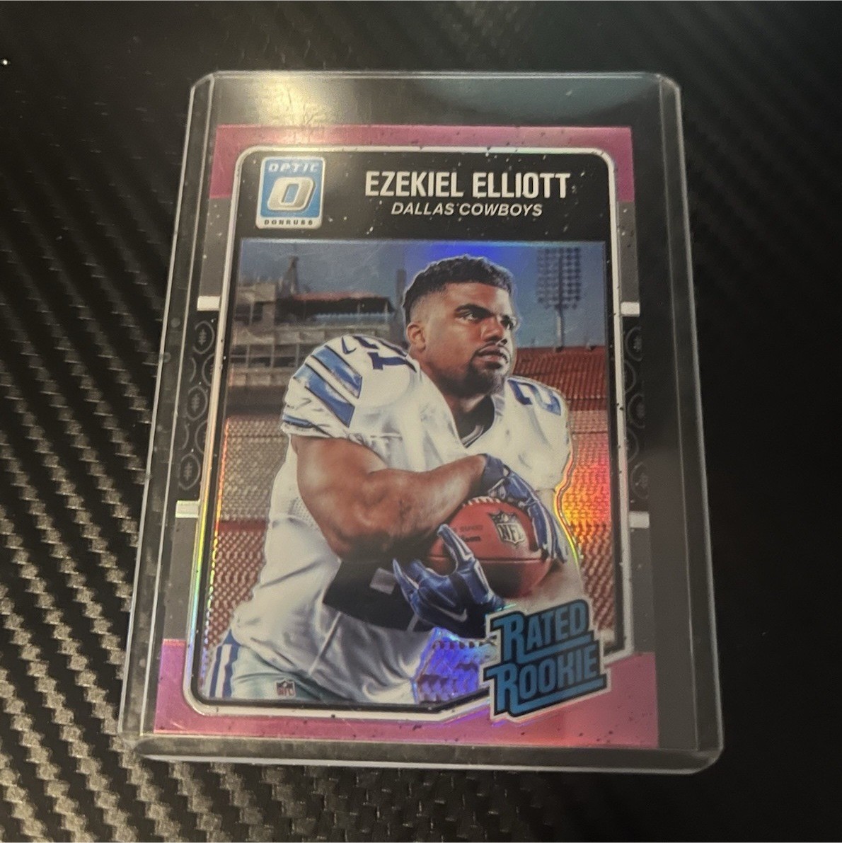 2016 Panini Donruss Optic Rated Rookie Pink Ezekiel Elliott #168 Dallas Cowboys