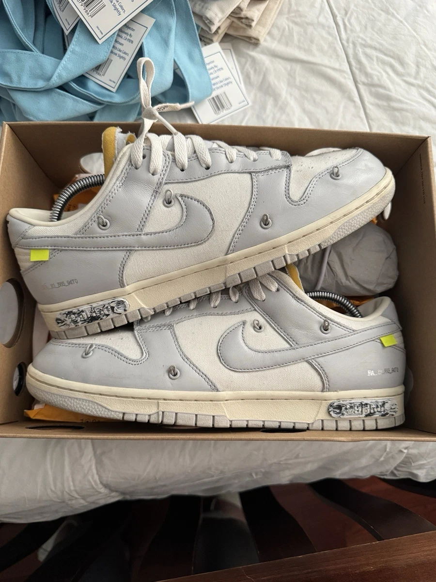 Las mejores ofertas en Nike Off-White x Dunk Low Lot 49 of 50 | eBay