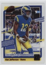 2023 Panini Clearly Donruss Clearly Highlights Van Jefferson #10 18m3