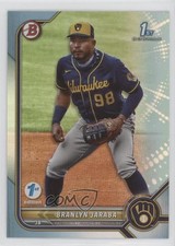 2022 Bowman 1st Edition Sky Blue Foil Branlyn Jaraba #BPPF-15 00gy