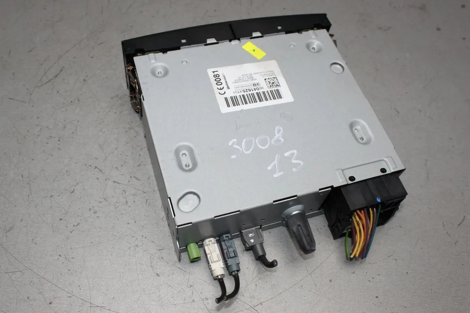 Car radio radio CD player 98041625XT Peugeot 3008 I 0U manufactured 13 - Image 4 of 4