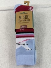 Northeast Fully Cushioned Youth Ski Socks Winter Design 2-Pack New With Tags
