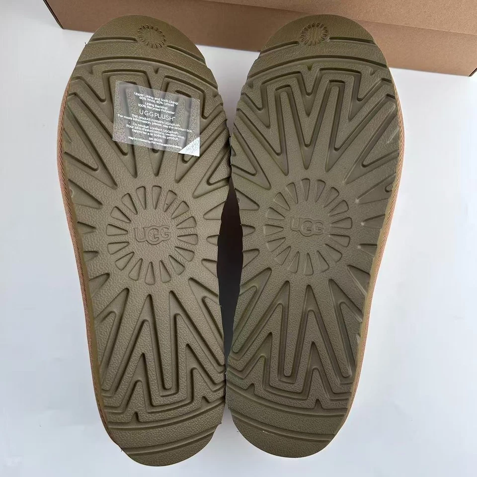 UGG Women's Tasman II Shoes Chestnut Suede Wool Slippers with Box Size US 6-11 - Image 4 of 4