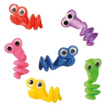 12x Stiftemonster mit Wackelaugen 5x2 cm Mode...