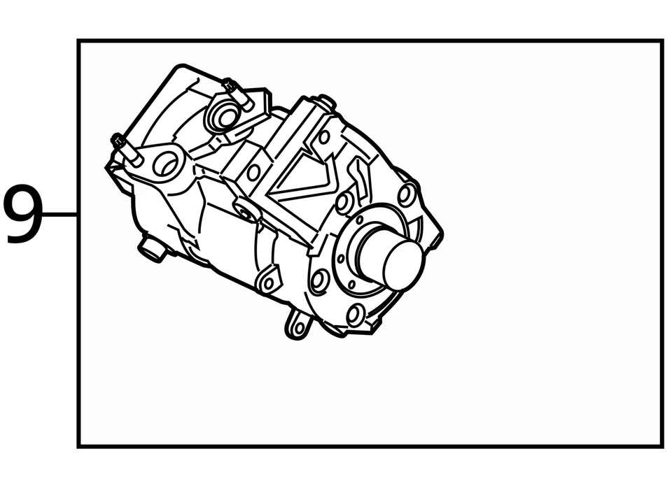 AC Compressor Without Hot Climate Package Fits 15-16 FORD F150 PICKUP 866933 - Image 3 of 4