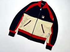 Vintage 70s 80s Fila Maglificio Biellese Wool Track Top Jacket - USA 40 GB 38
