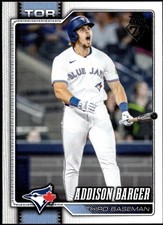 Addison Barger 2026 Topps Series 1 #241 Toronto Blue Jays