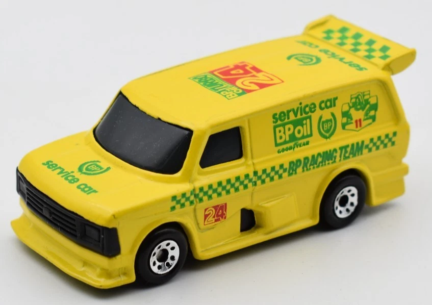 Matchbox Superfast Ford Supervan II gelb BP Serie. Made in Macau - Bild 2 von 4