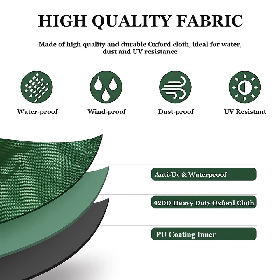 Christmas Tree Storage Bag Up to 9 FT Disassembled Tree Heavy Duty with Handles - Image 3 of 4