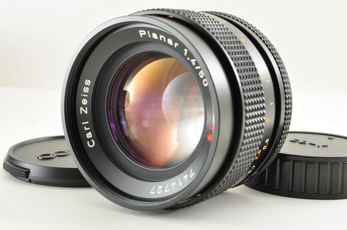 Contax Carl Zeiss Planar T* 50mm F/1.4 MMJ MF Lens C/Y from JAPAN